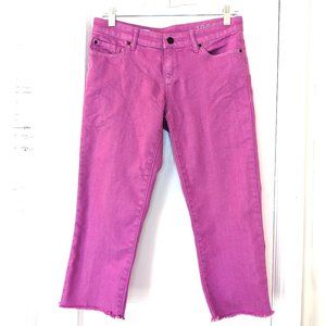 GAP Low Rise Cut Off Capris from Holiday 2012 "Neon Violet" Always Skinny Pants